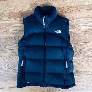North Face: Nuptse 700 Black Down Vest, Women (M)